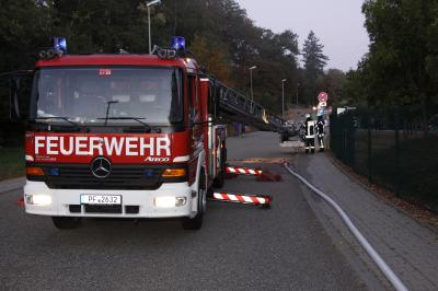 Pforzheim: Brand in einem Industriebetrieb in Pforzheim Wilferdinger Hoehe